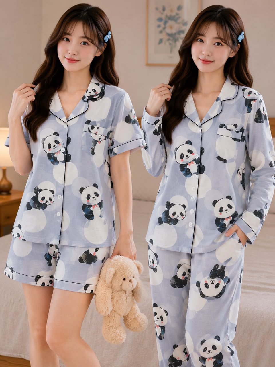 Buttercup Stories 3-piece korean nightsuit